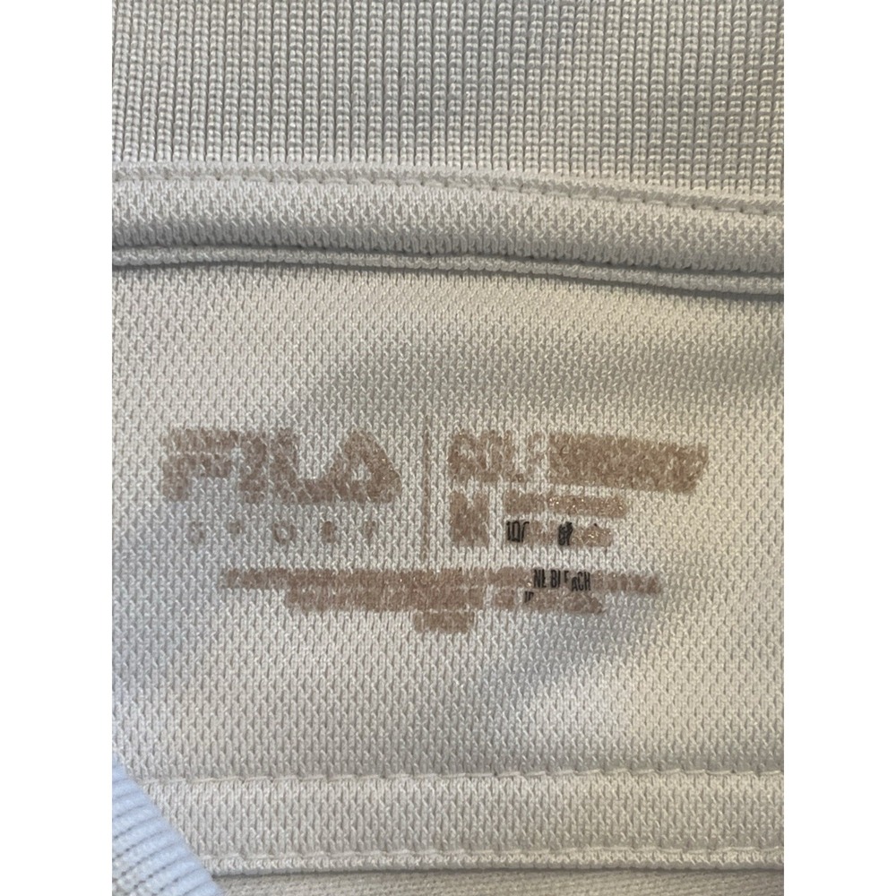 FILA Golf Mens‎ white Polo Shirt M - Picture 3 of 3